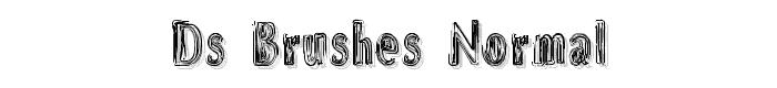 DS Brushes Normal font